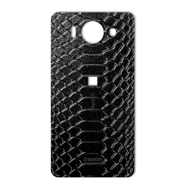 برچسب تزئینی ماهوت مدل Snake Leather مناسب برای گوشی  Microsoft Lumia 950 MAHOOT Snake Leather Special Sticker for Microsoft Lumia 950